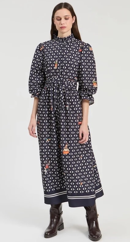 Vilagallo Hotel Marino Dress Navy