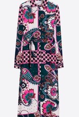 Vilagallo Paisley Belted Dress