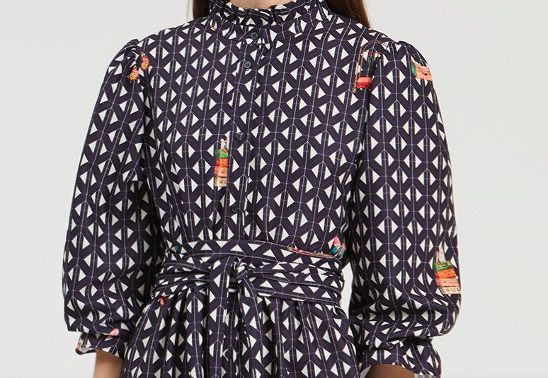 Vilagallo Hotel Marino Dress Navy