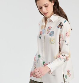 Vilagallo Love Print Top