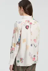Vilagallo Love Print Top