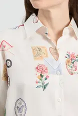 Vilagallo Love Print Top