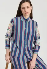 Vilagallo Madrid Stripe Top
