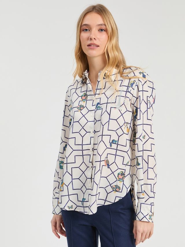 Vilagallo Geo Bamboo Top