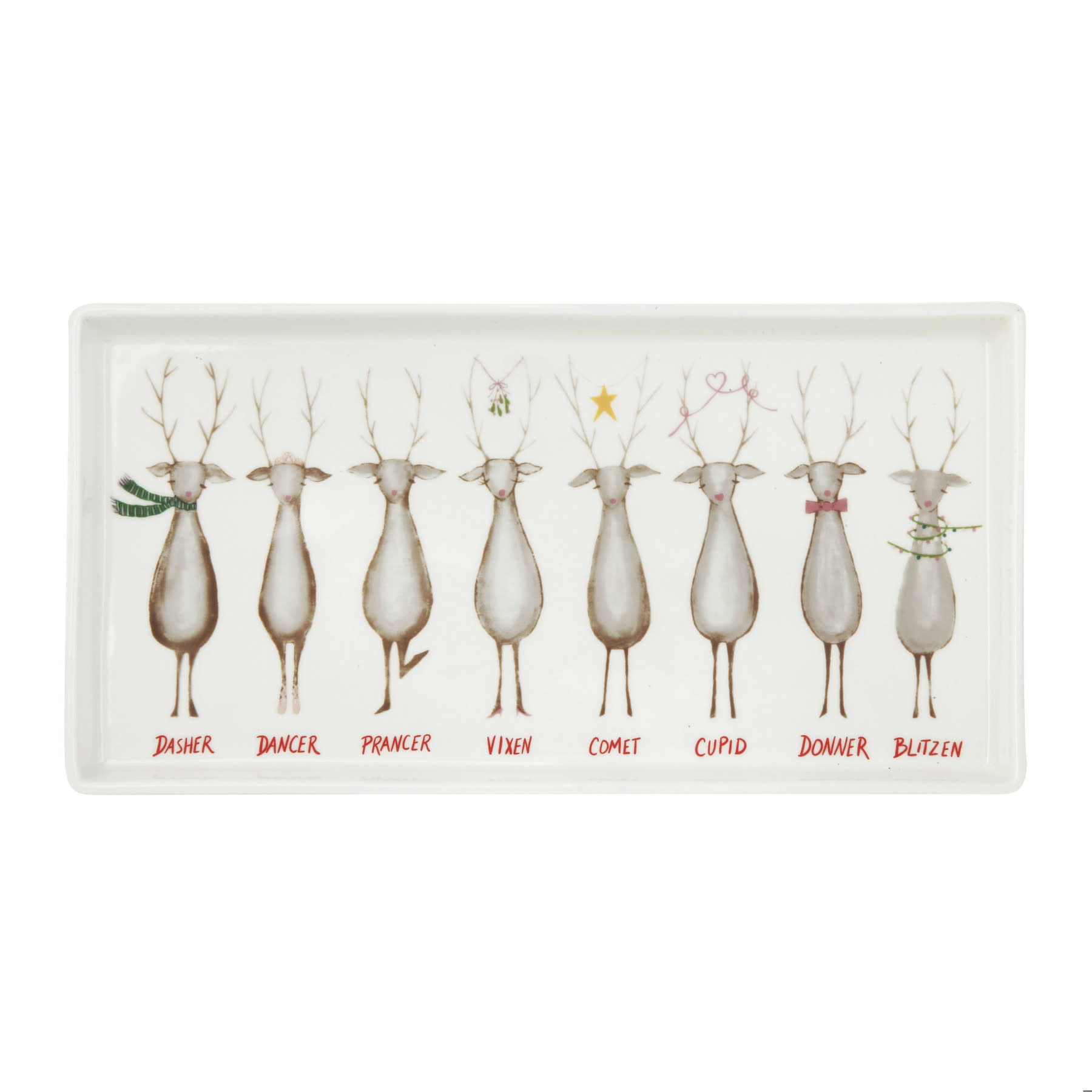 Platter with Santa's Reindeer
