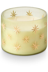Illume Balsam & Cedar Frosted Star Glass Candle