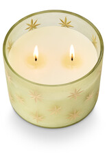 Illume Balsam & Cedar Frosted Star Glass Candle