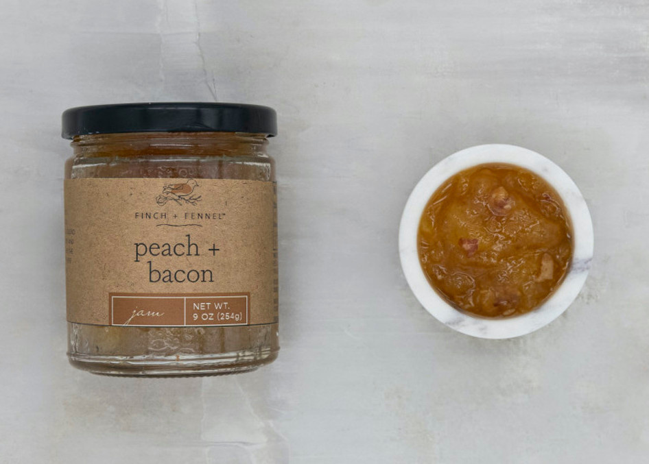 Finch + Fennel Peach + Bacon Jam