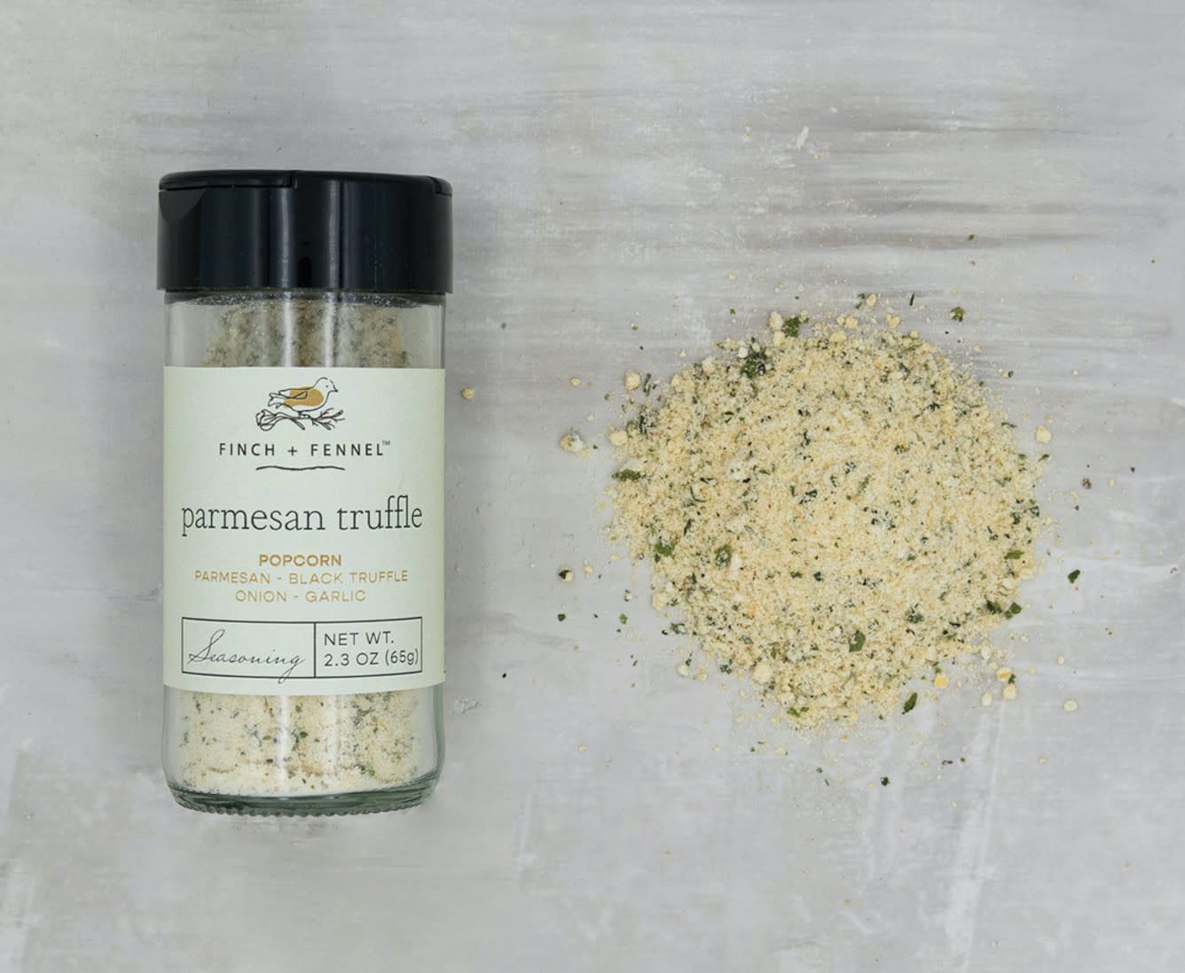 Finch + Fennel 2.8 oz. Parmesan Truffle Popcorn Seasoning