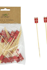 Finch + Fennel Gift Shaped Skewers Set of 50