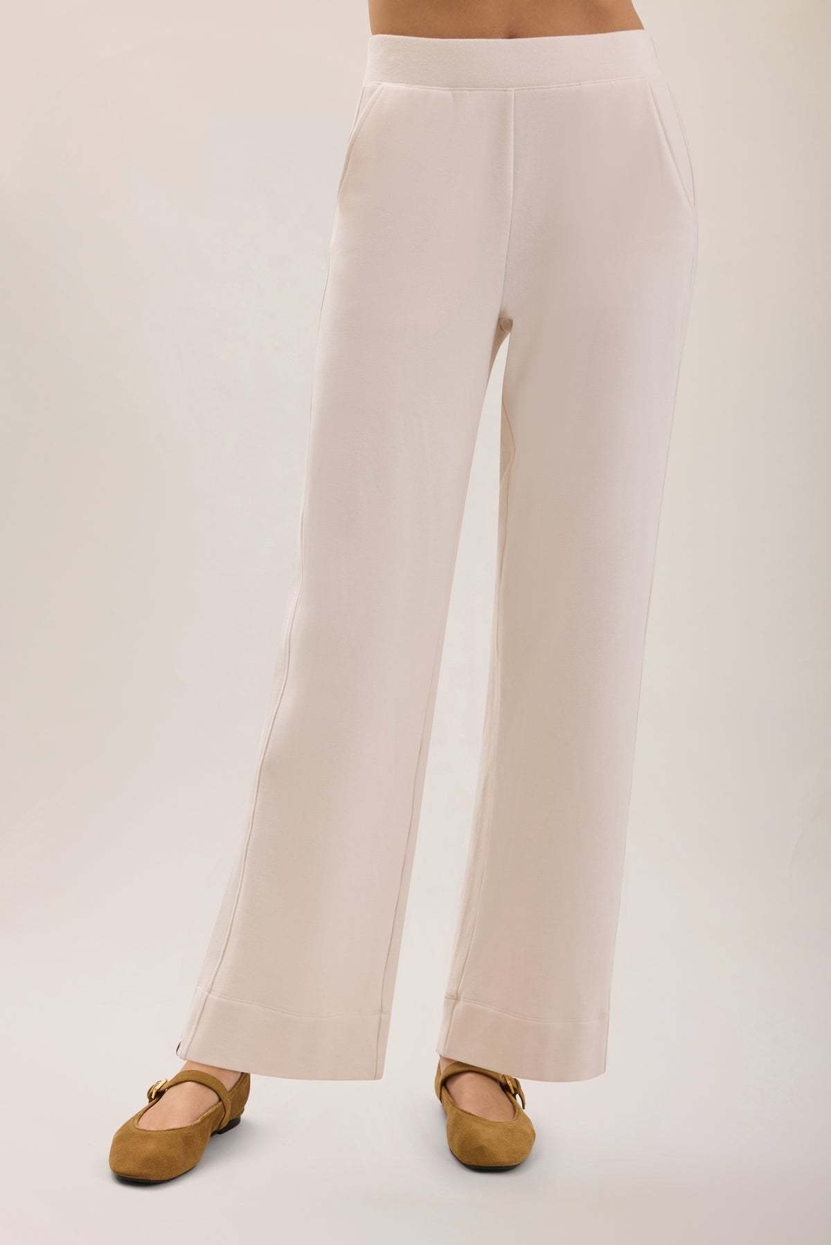 Barefoot Dreams Brushed Fleece Pant Sand Dune