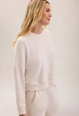 Barefoot Dreams Brushed Fleece Pullover Sand Dune