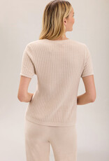 Barefoot Dreams Ultra Lite Scallop Rib Top Stone