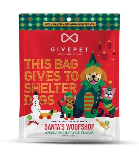 GivePet Santa's Woofshop Dog Treats
