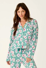 PJ Salvage Mahjong Queen Collar Top