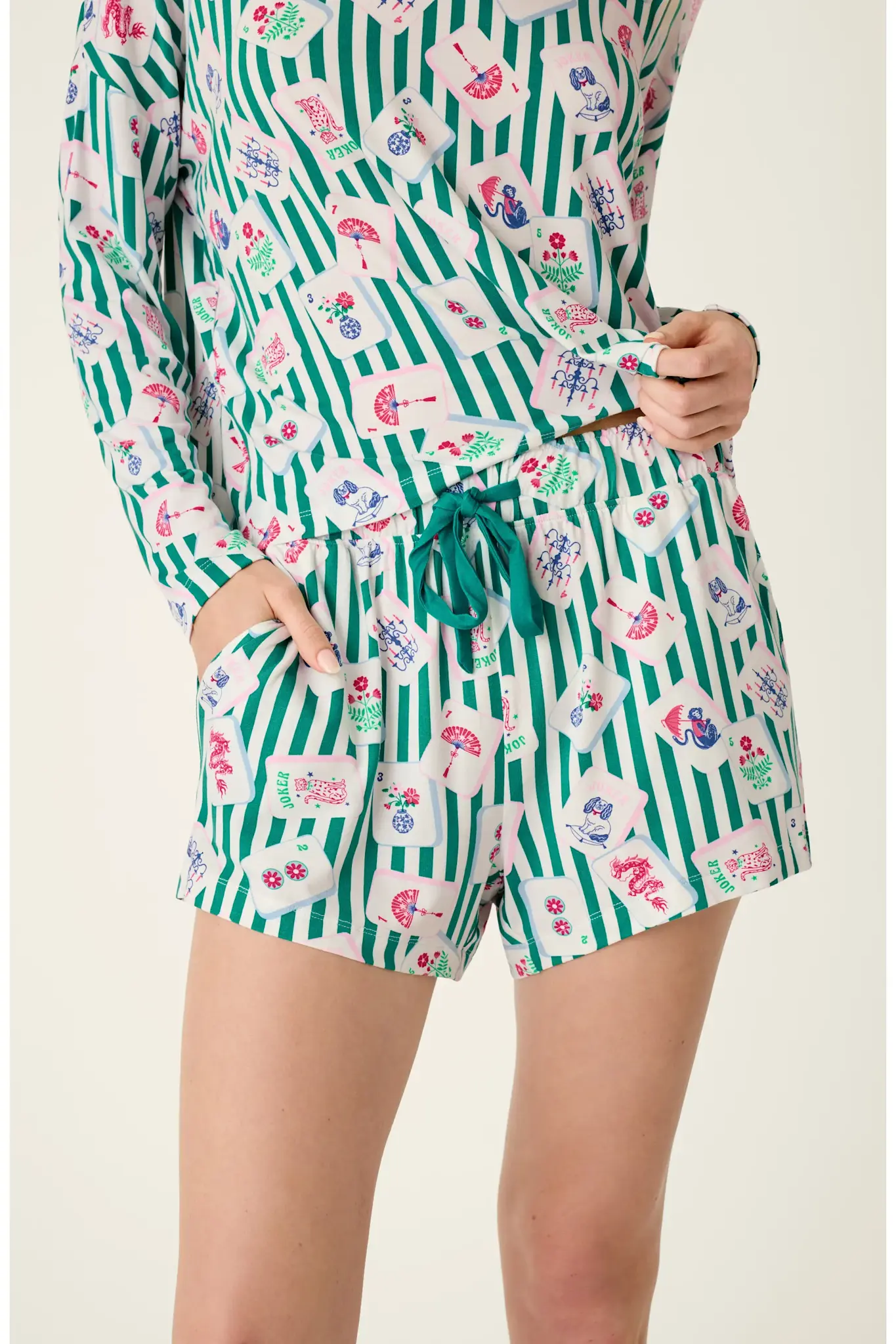 PJ Salvage Mahjong Queen Short