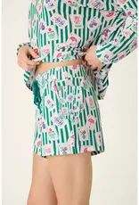 PJ Salvage Mahjong Queen Short