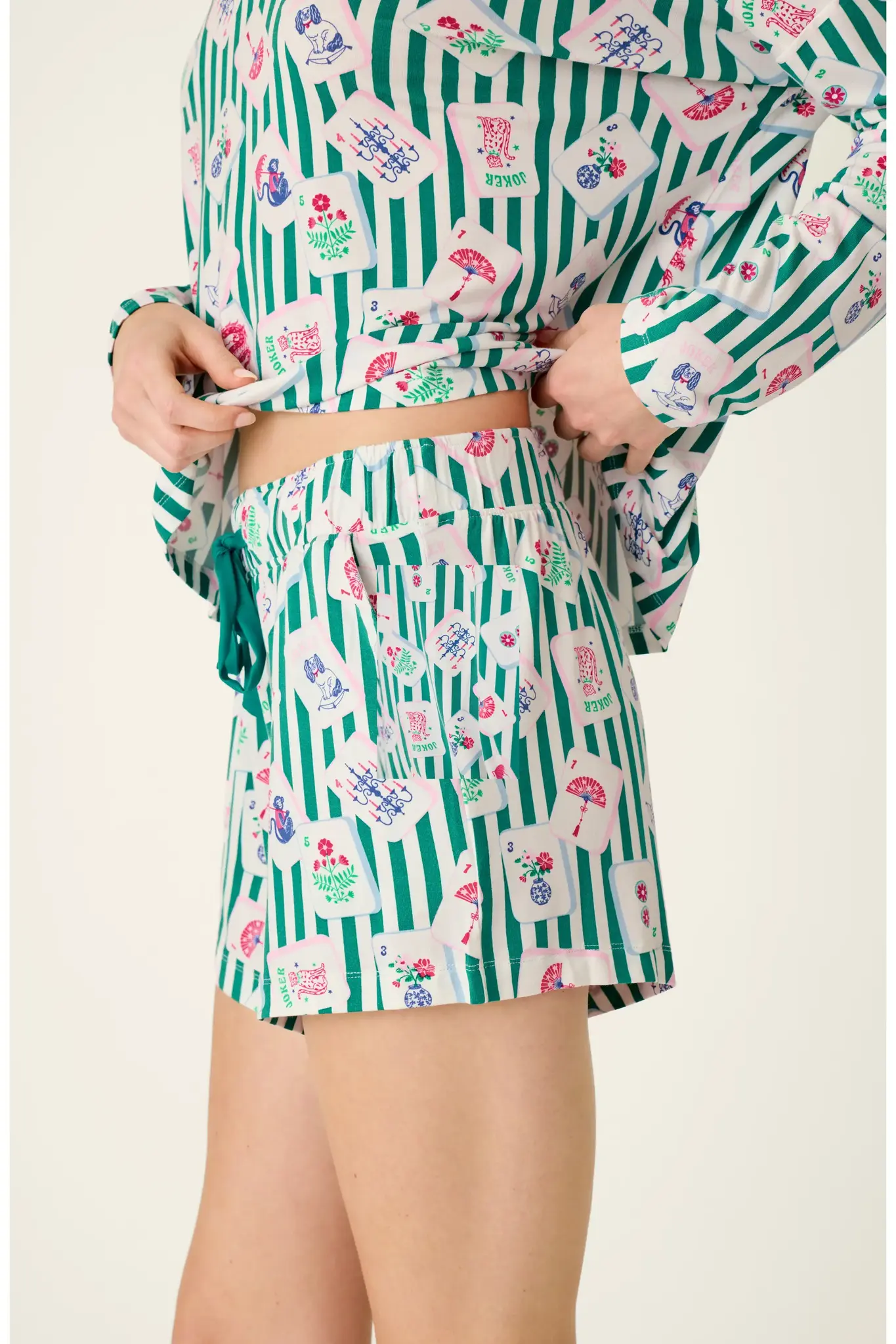 PJ Salvage Mahjong Queen Short