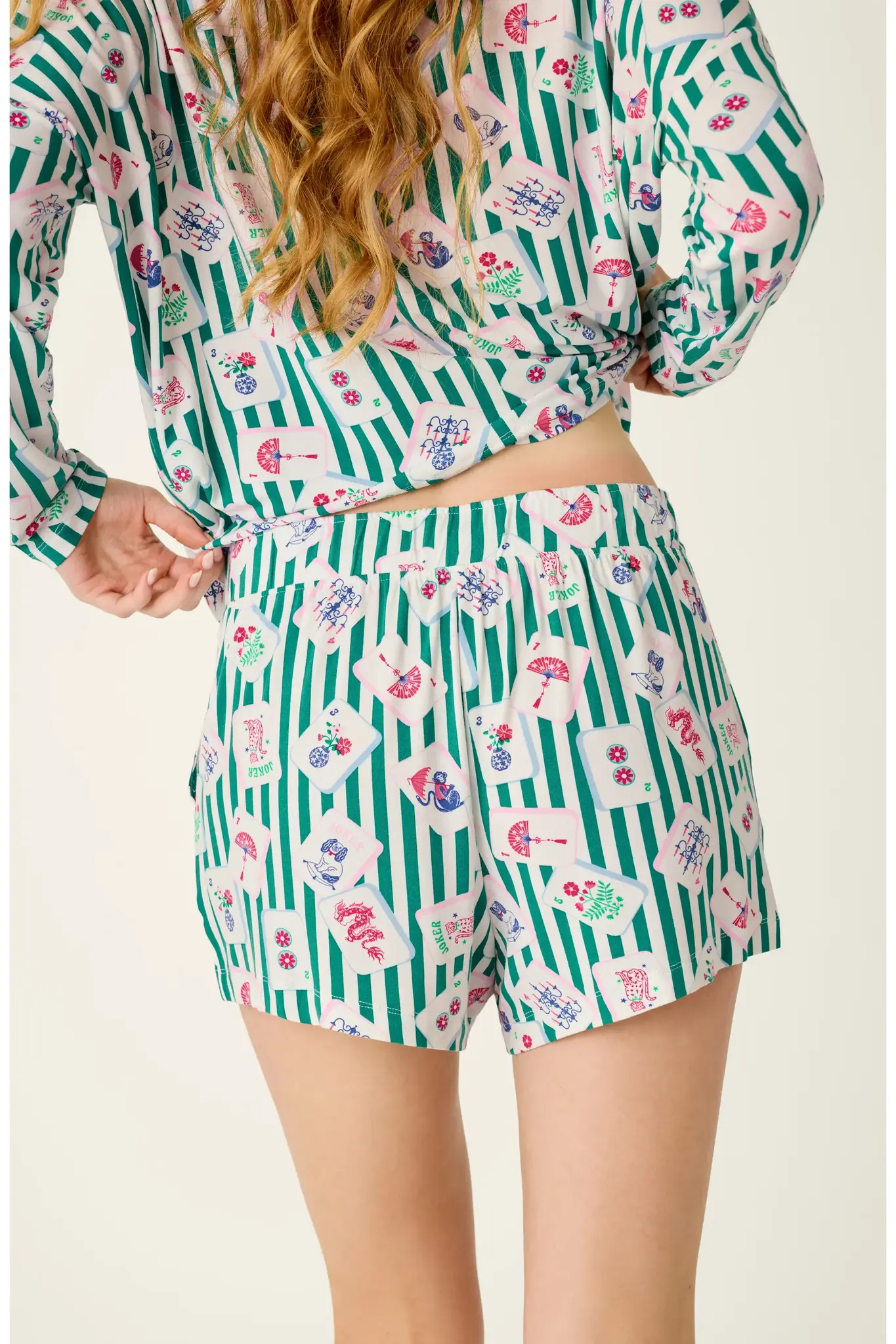 PJ Salvage Mahjong Queen Short