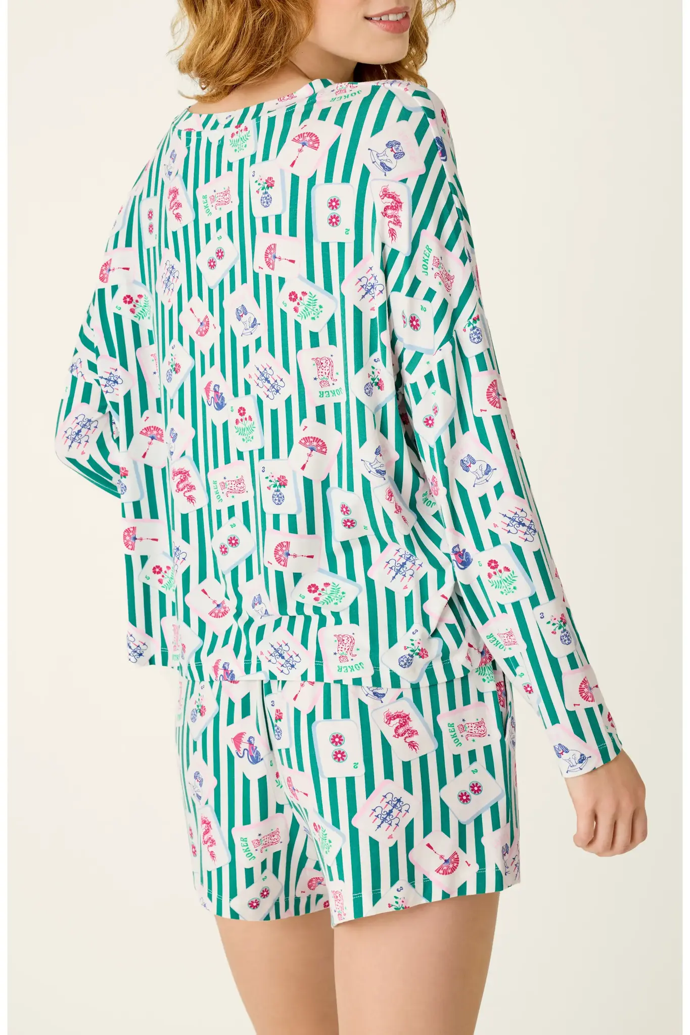 PJ Salvage Mahjong Queen Top