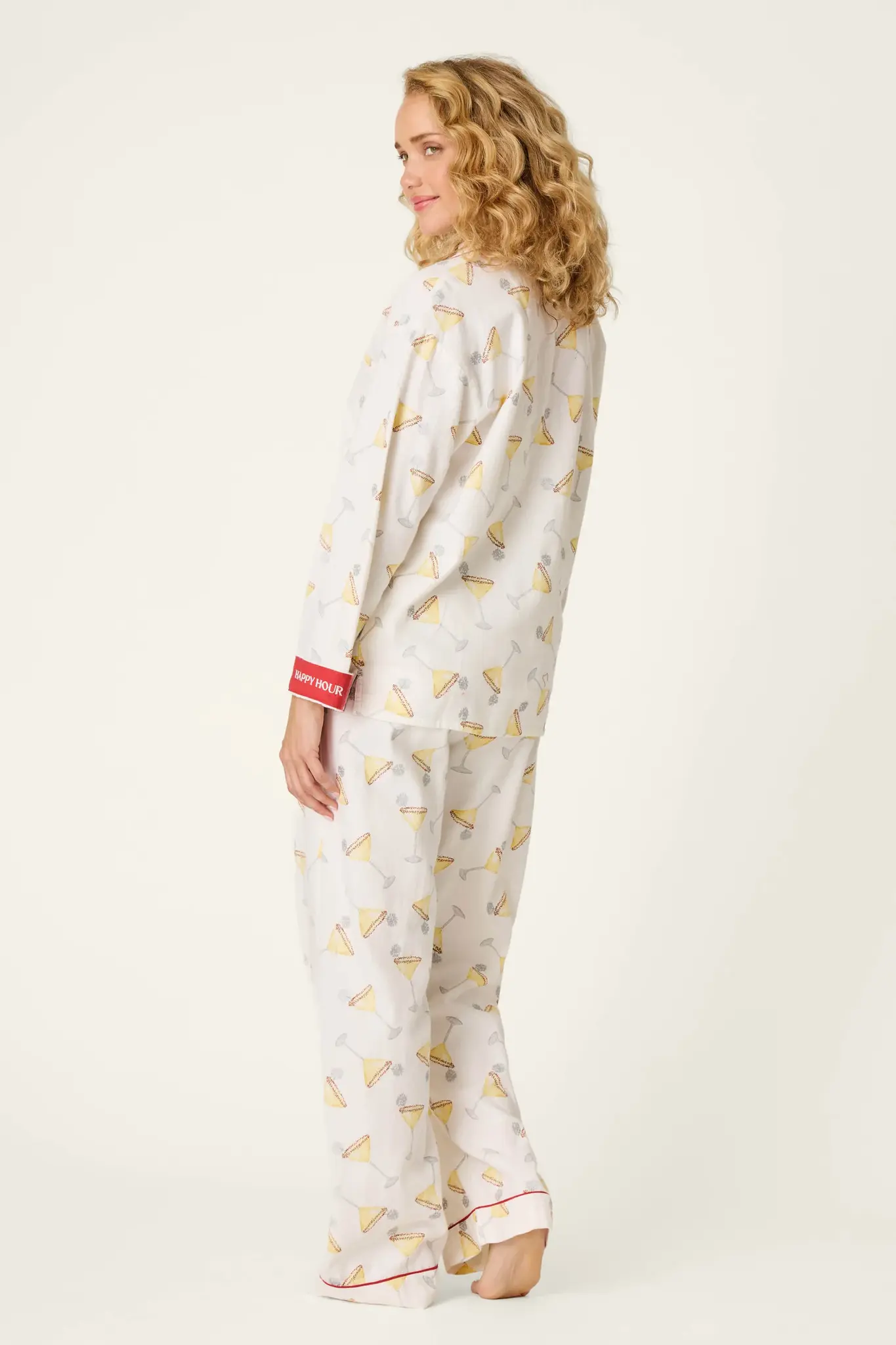 PJ Salvage Happy Hour Cocktail Flannel Set