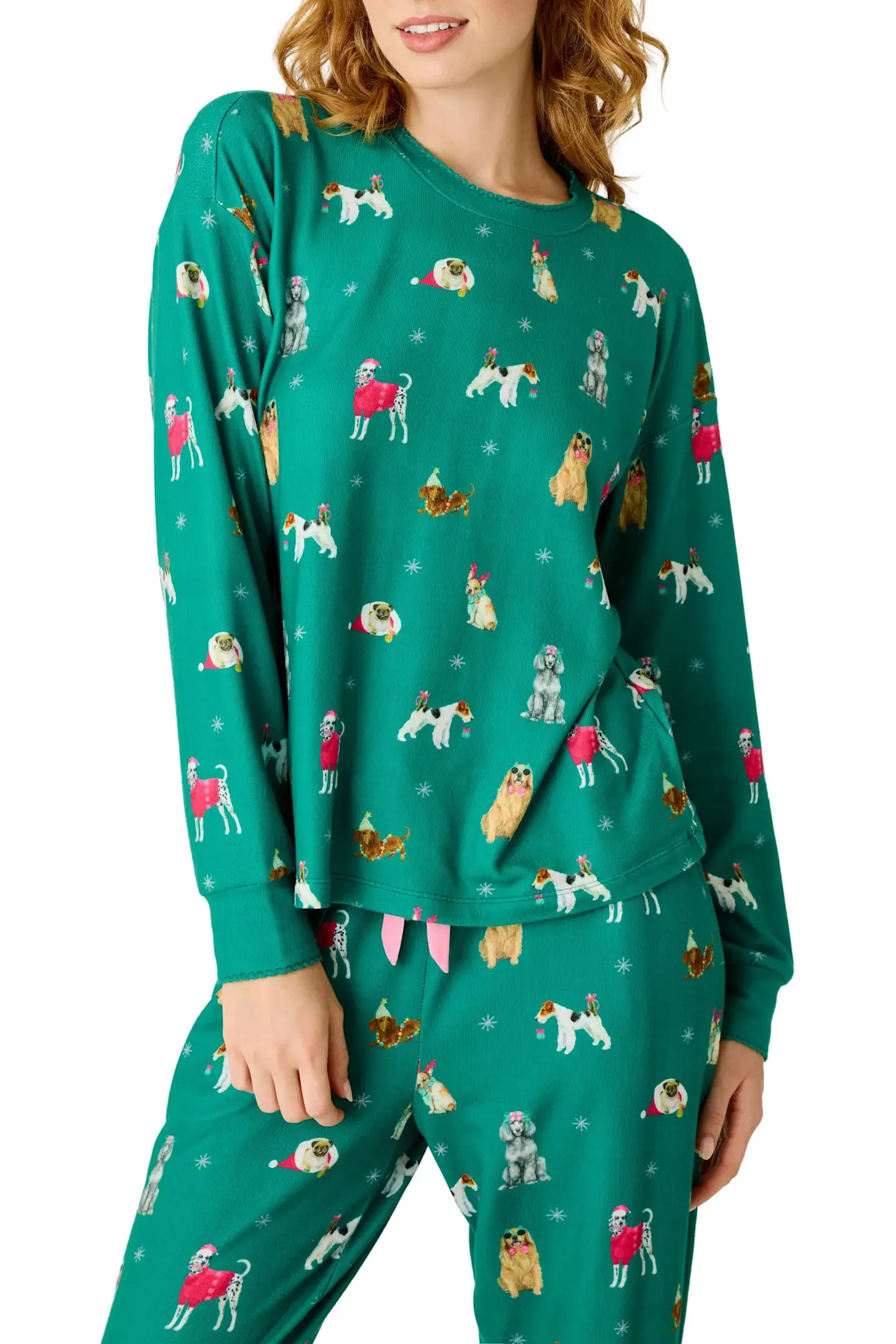 PJ Salvage Happy Pawlidays Top