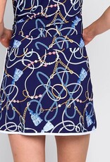 G Lifestyle Skort Navy Belts