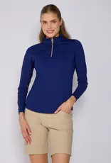 G Lifestyle Zip Top Navy