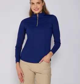 G Lifestyle Zip Top Navy