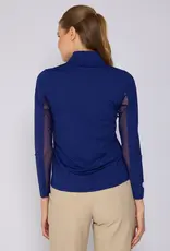 G Lifestyle Zip Top Navy