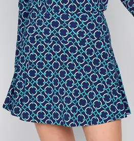 G Lifestyle Skort Navy Rings