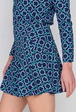 G Lifestyle Skort Navy Rings