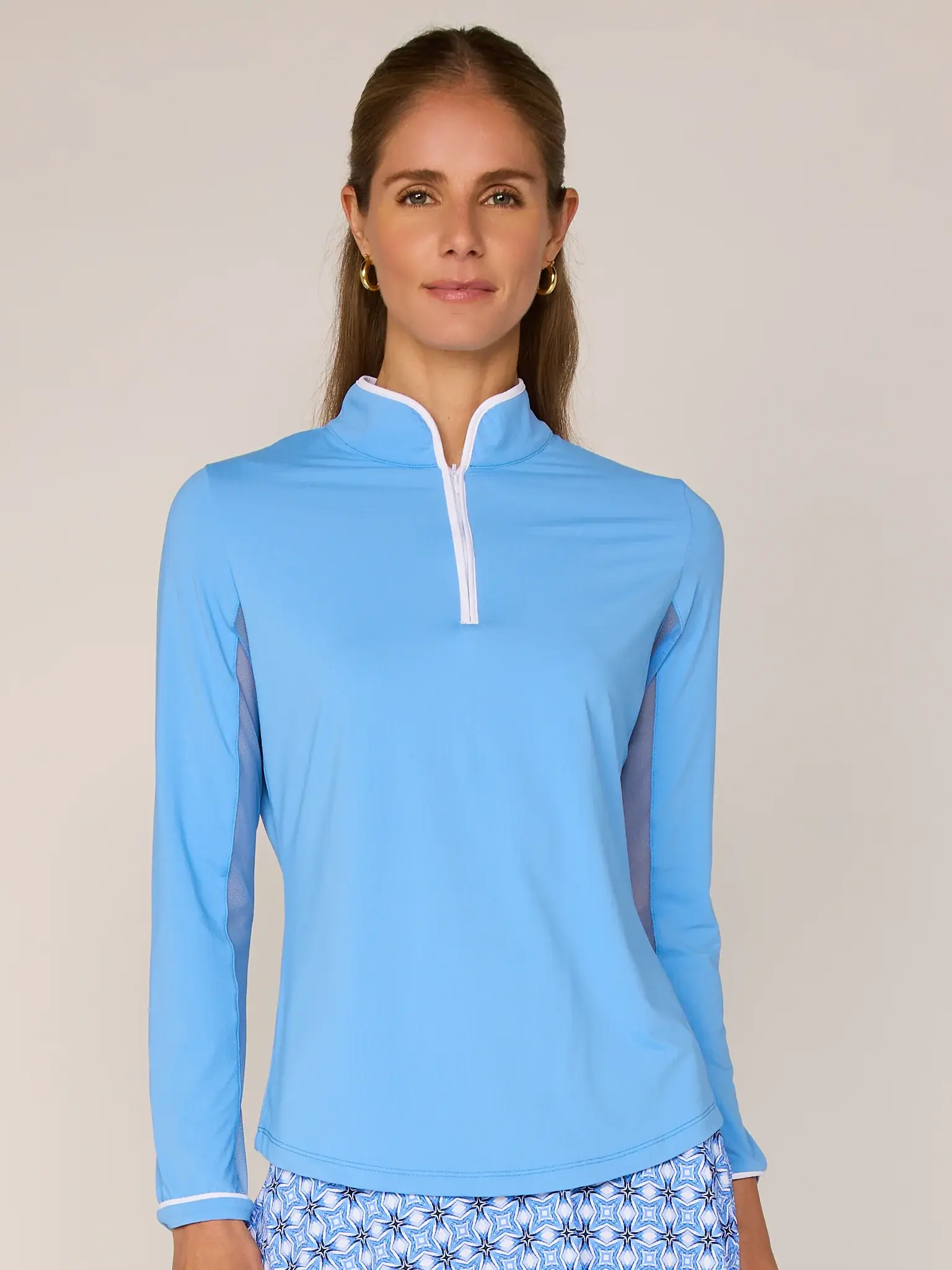 G Lifestyle Zip Top Bright Peri