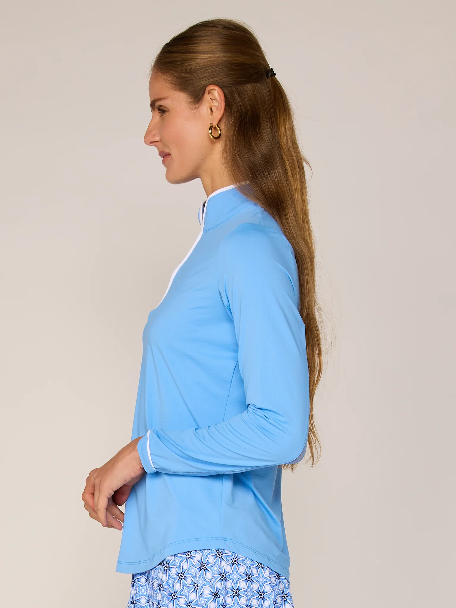 G Lifestyle Zip Top Bright Peri