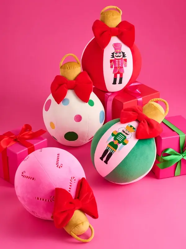 Shiraleah Holiday Small Bauble Pillow