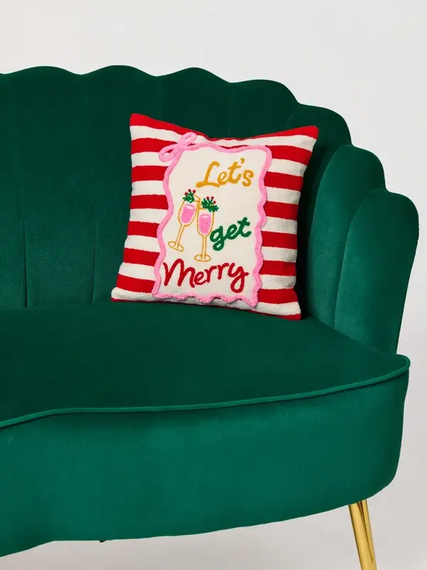 Shiraleah "Let's Get Merry" Pillow