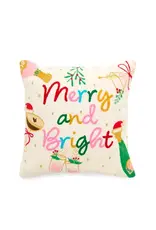 Shiraleah "Merry and Bright" Pillow