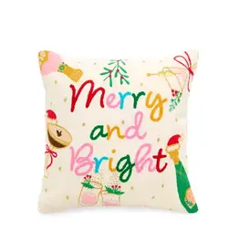 Shiraleah "Merry and Bright" Pillow