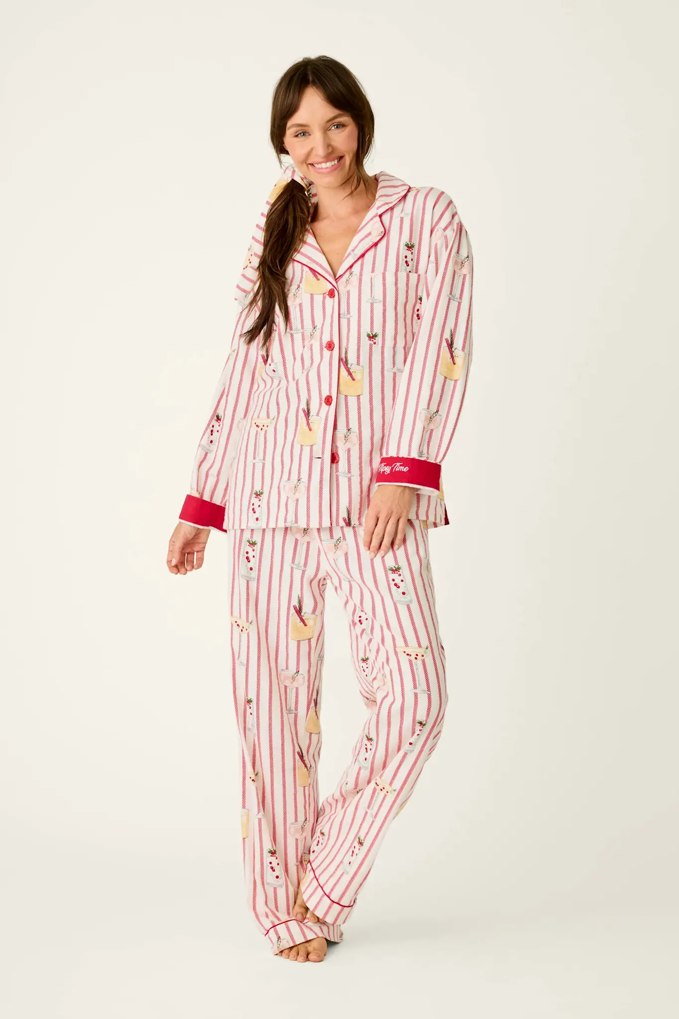 PJ Salvage Martinis & Mistletoe Set