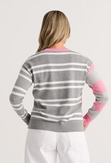 Zaket & Plover Bold Stripe Top Pink