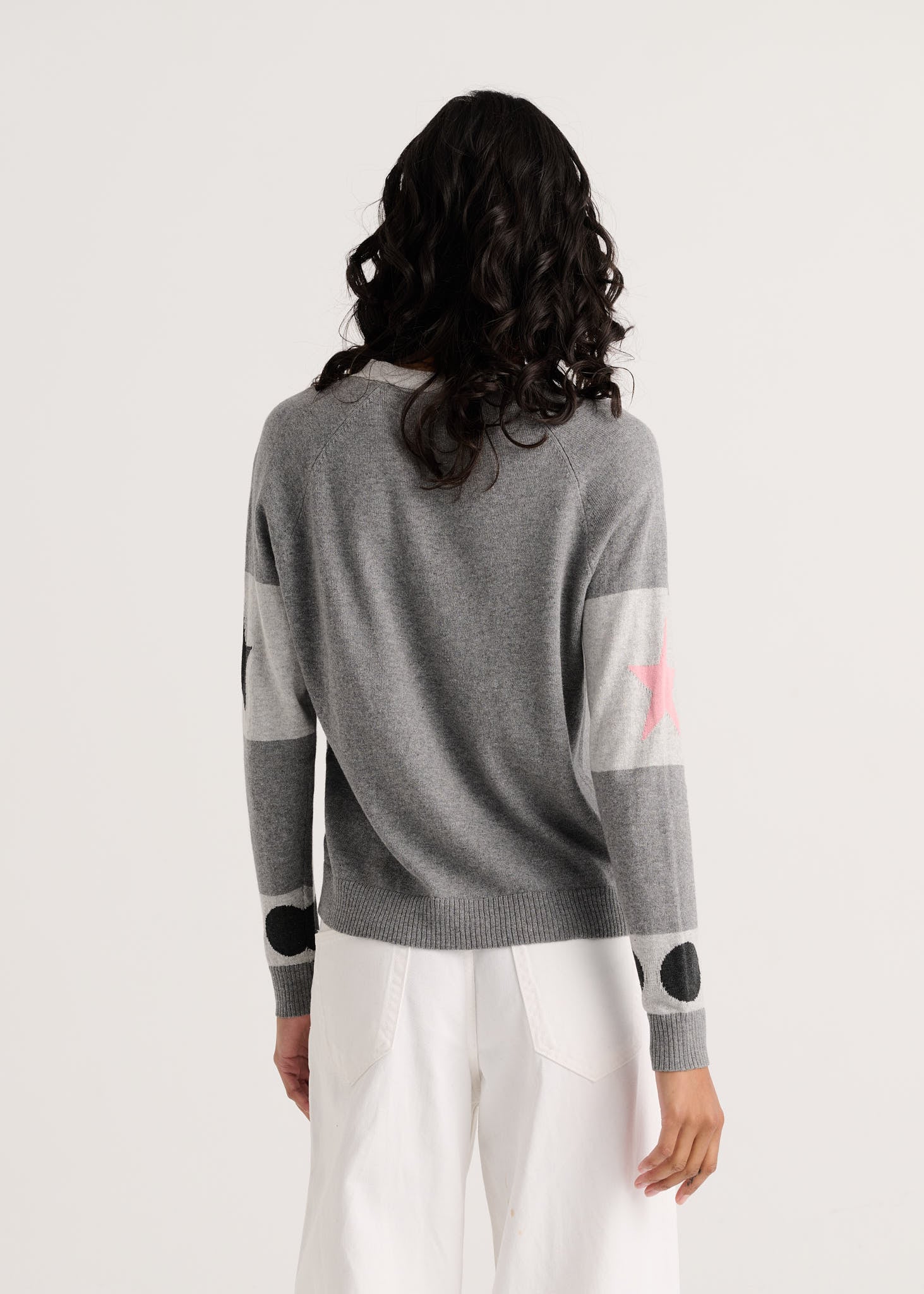 Zaket & Plover Stars + Spots Cardi Marl