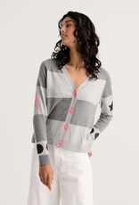 Zaket & Plover Stars + Spots Cardi Marl