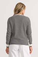 Zaket & Plover Everyday Stripe Top White