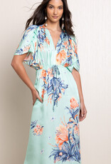 Hale Bob Hale Bob Genevieve Dress Turquoise