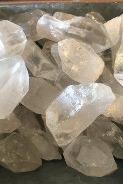 Crystal Quartz, Raw Crystal Quartz, Raw