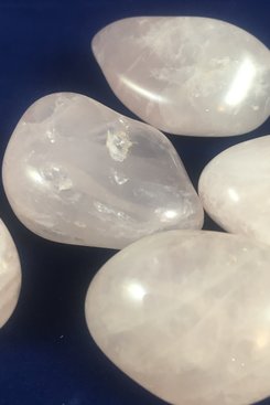 Rose Quartz, Tumbled, Stones Rose Quartz, Tumbled, Stones