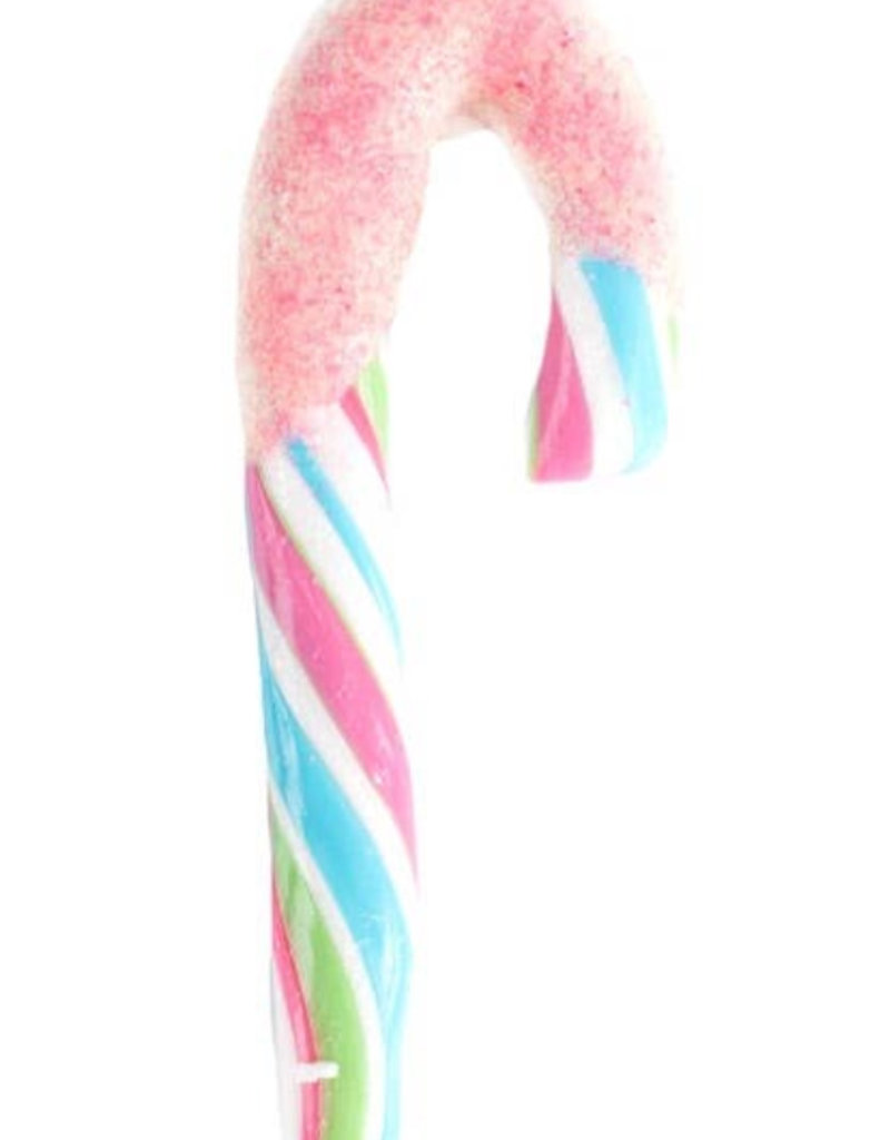 Cotton Candy Dk Chocolate Dipped Candy Cane (Vegan, Gluten Free)