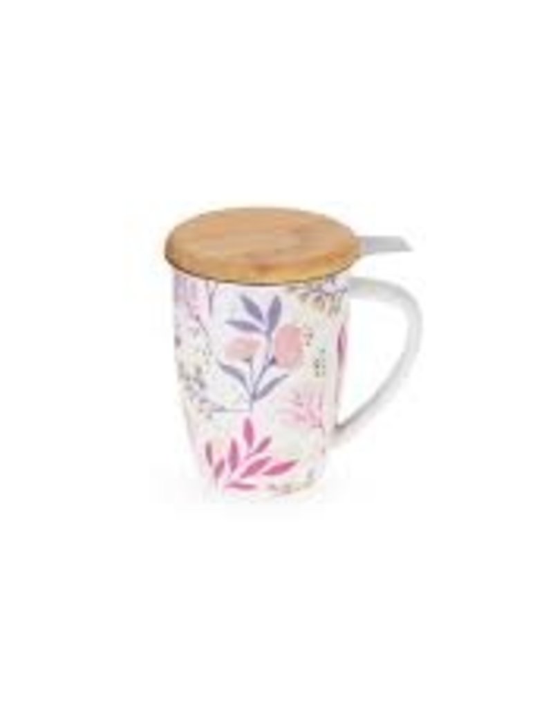 Botanical Ceramic Infuser Mug