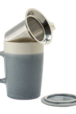Slate Blue, Tea Infuser Mug 16 oz
