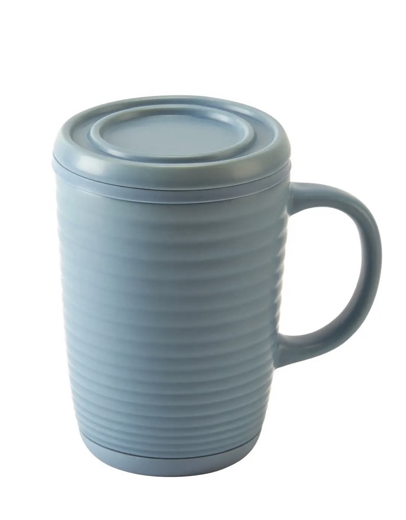 Blue Ripple, Tea Infuser Mug 16 oz